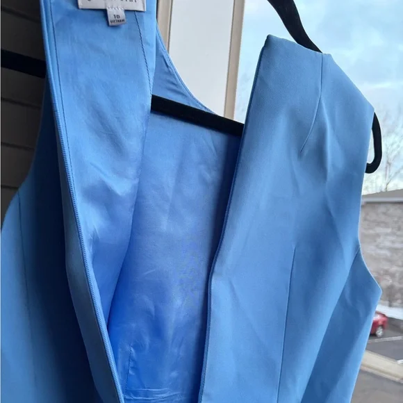 🆕🦋 Gianni Bini Blue Mini Dress Cocktail Party Size 0,10 Casual Party Modern - Picture 11 of 15